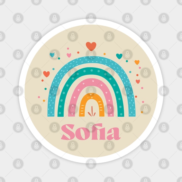 Hand Name Written Of Sofia Magnet by CnArts